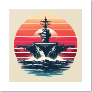 Aircraft carrier Posters and Art